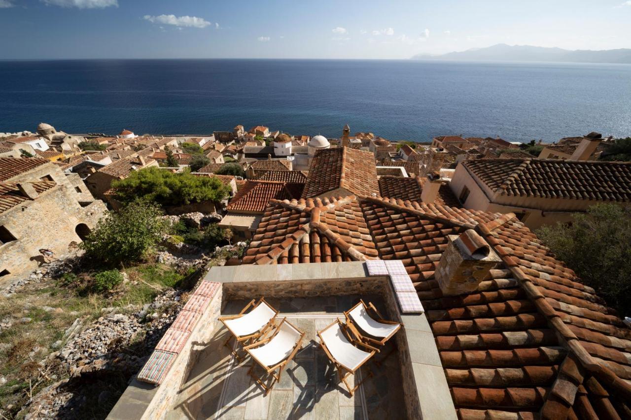 Victoria'S House In Monemvasia Castle Villa Exterior photo