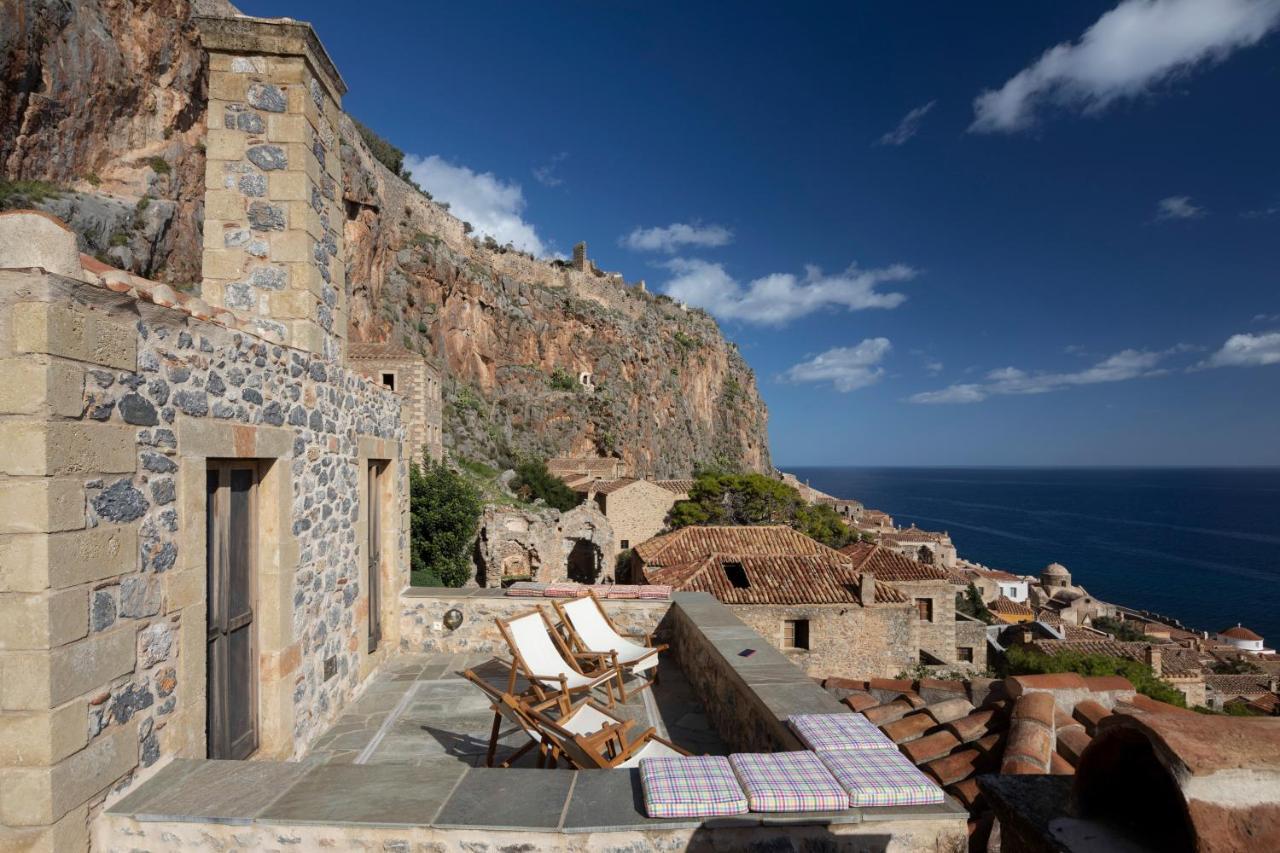 Victoria'S House In Monemvasia Castle Villa Exterior photo